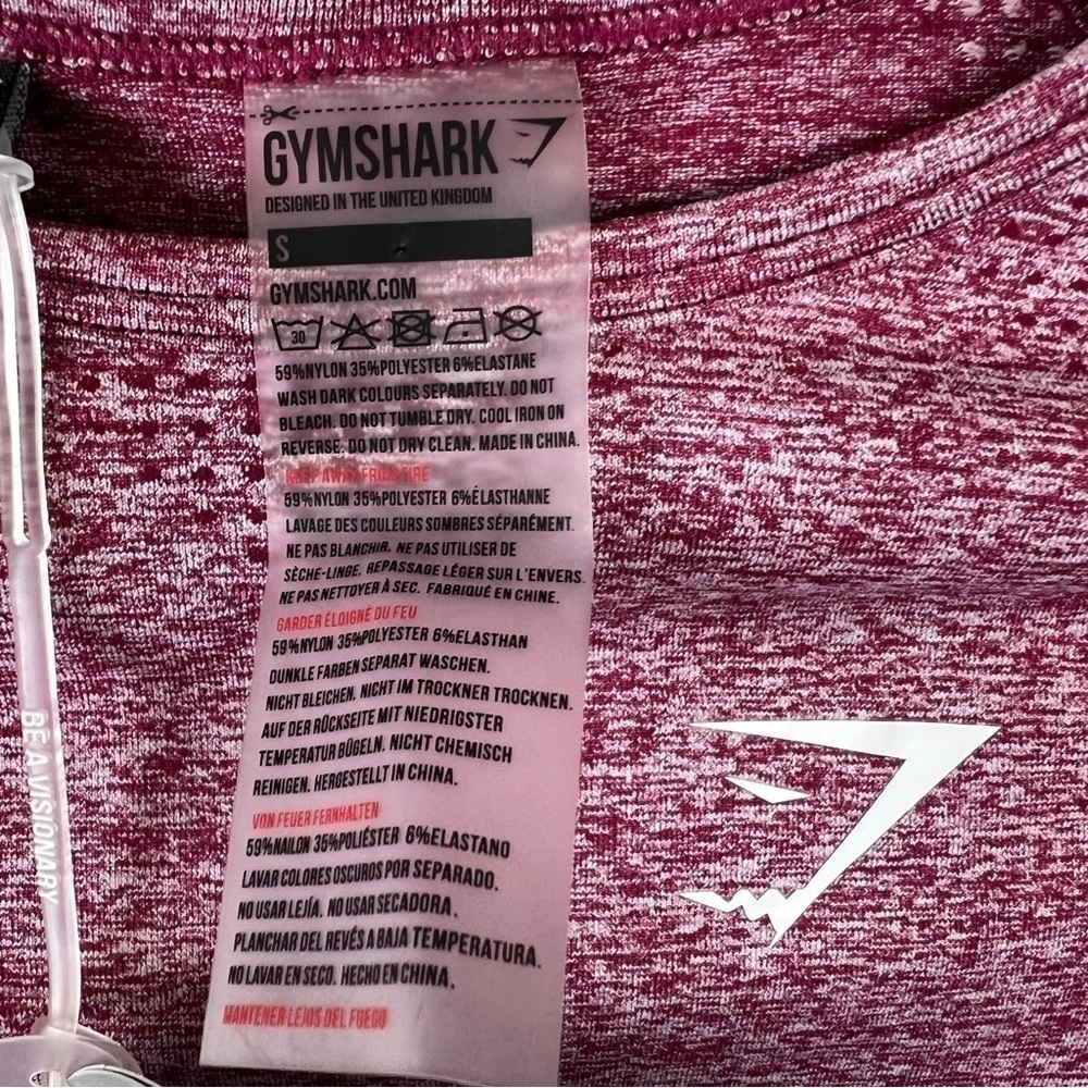 Gymshark Seamless Long Sleeve Top NWT - Picture 6 of 6